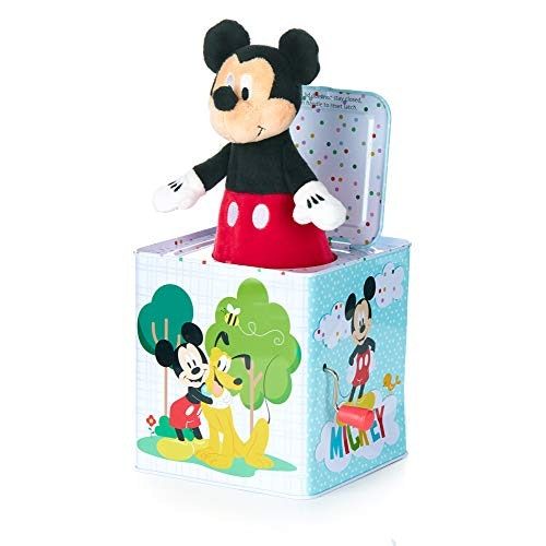 KIDS PREFERRED Disney Baby Mickey Mouse Jack-in-The-Box Jouet musical pour bébés