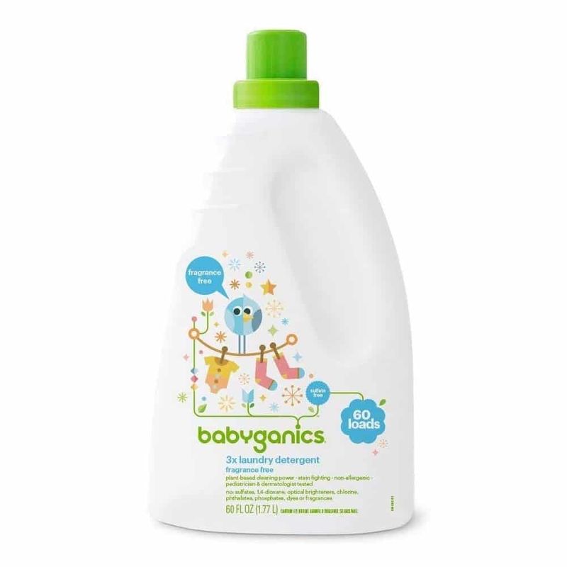 Babyganics Détergent à lessive liquide pour bébé (60 oz.)