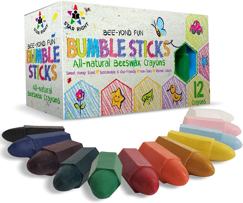 Star Right Bumble Sticks Crayons de cire d